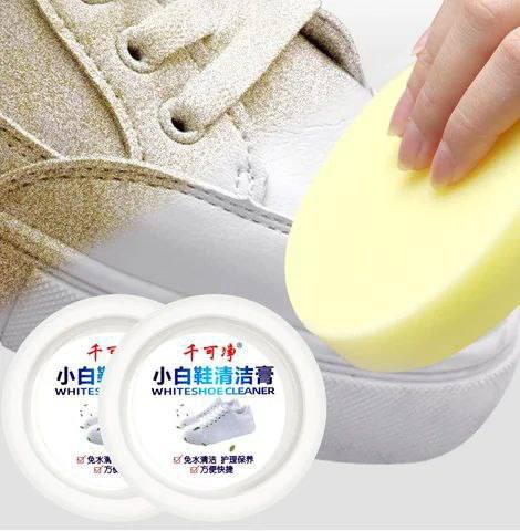 Crema limpiadora blanca para zapatos