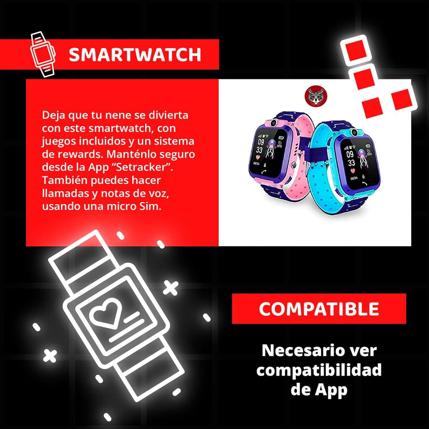 Smartwatch para Niños con Llamadas y GPS: Seguridad y Diversión en tu Mano