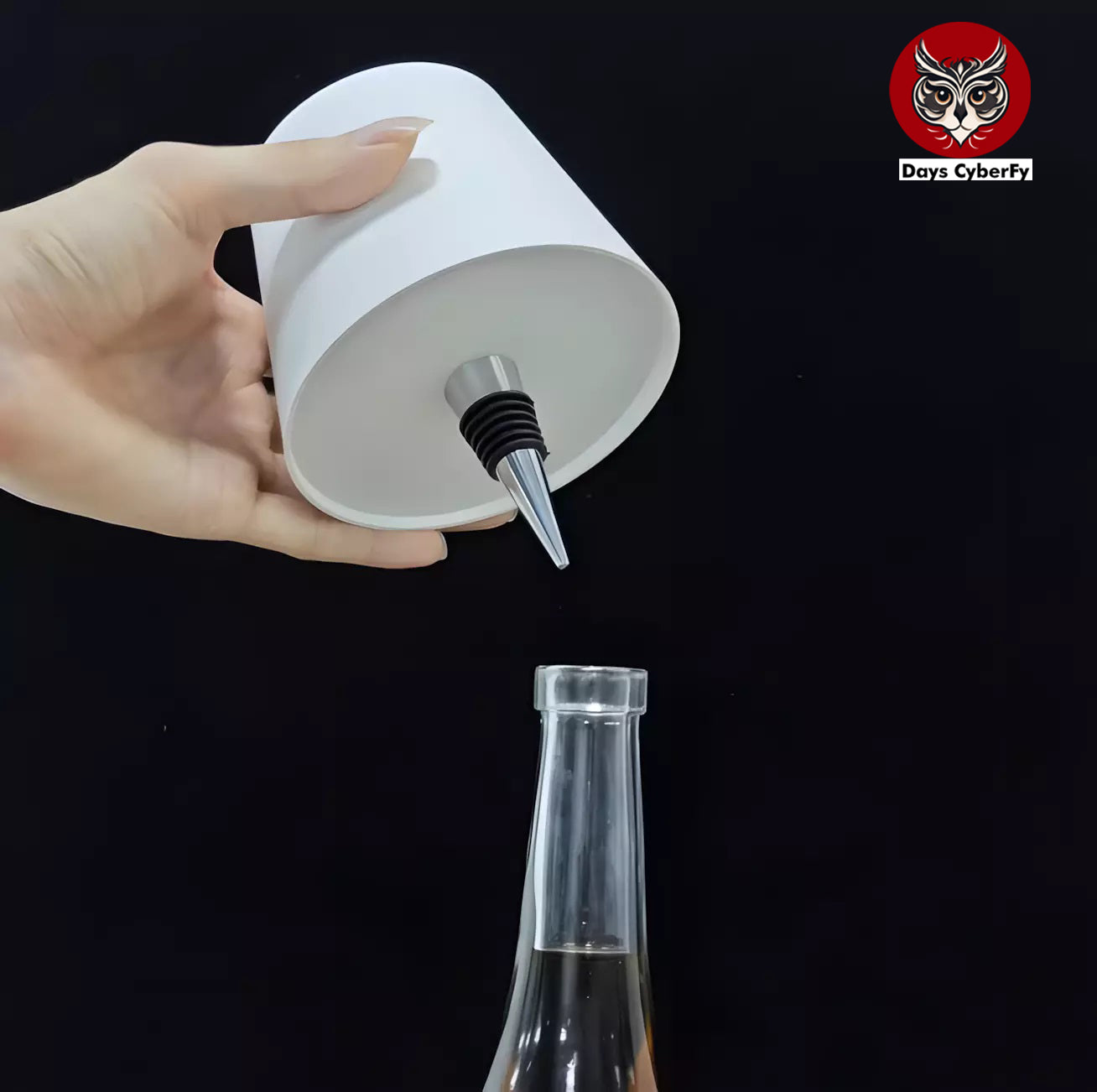 GlowBottle - Lámpara para Botella Black